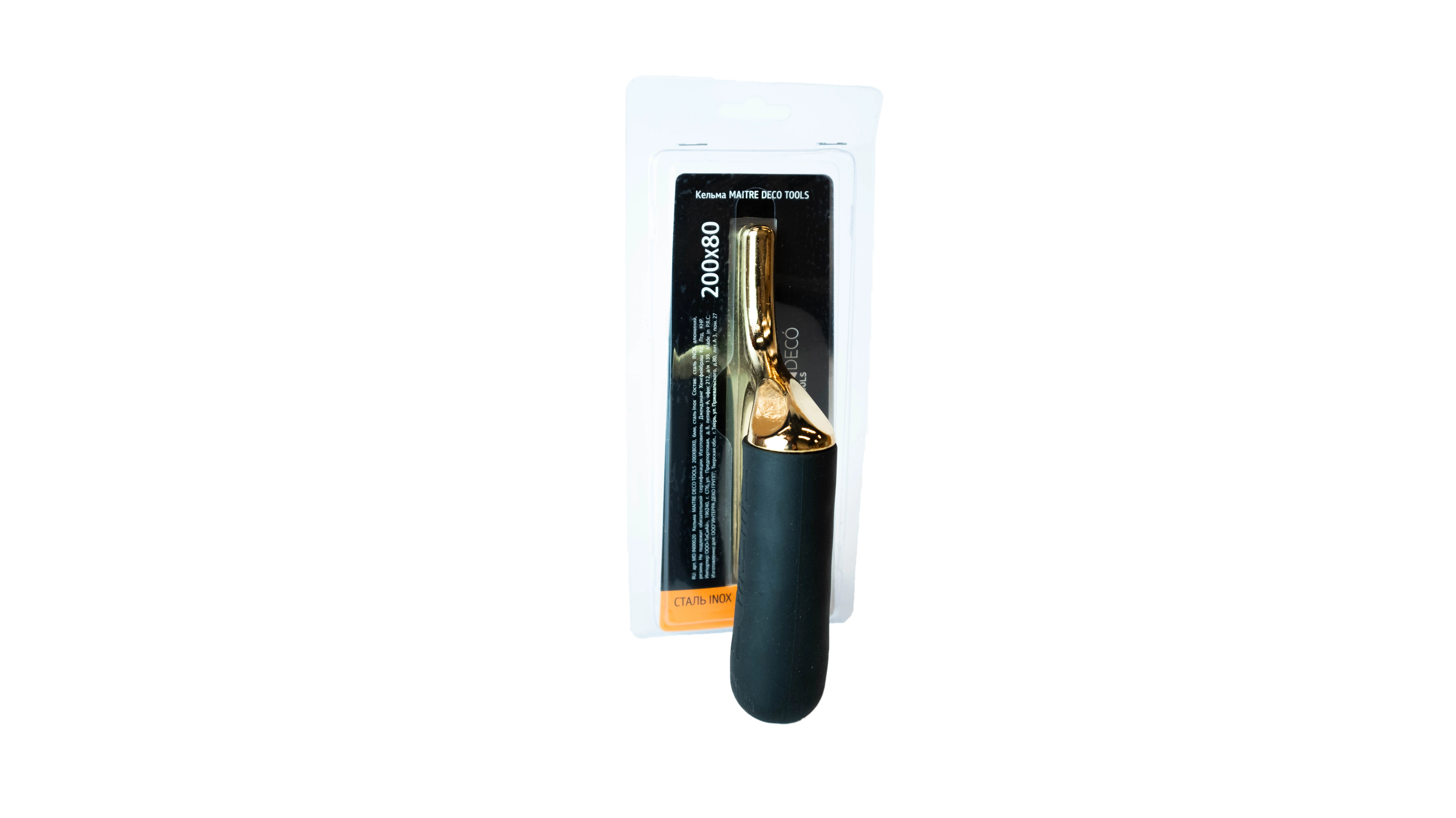 Bayramix - Кельма MAITRE DECO TOOLS®, сталь Inox для нанесения декоративных материалов - 1
