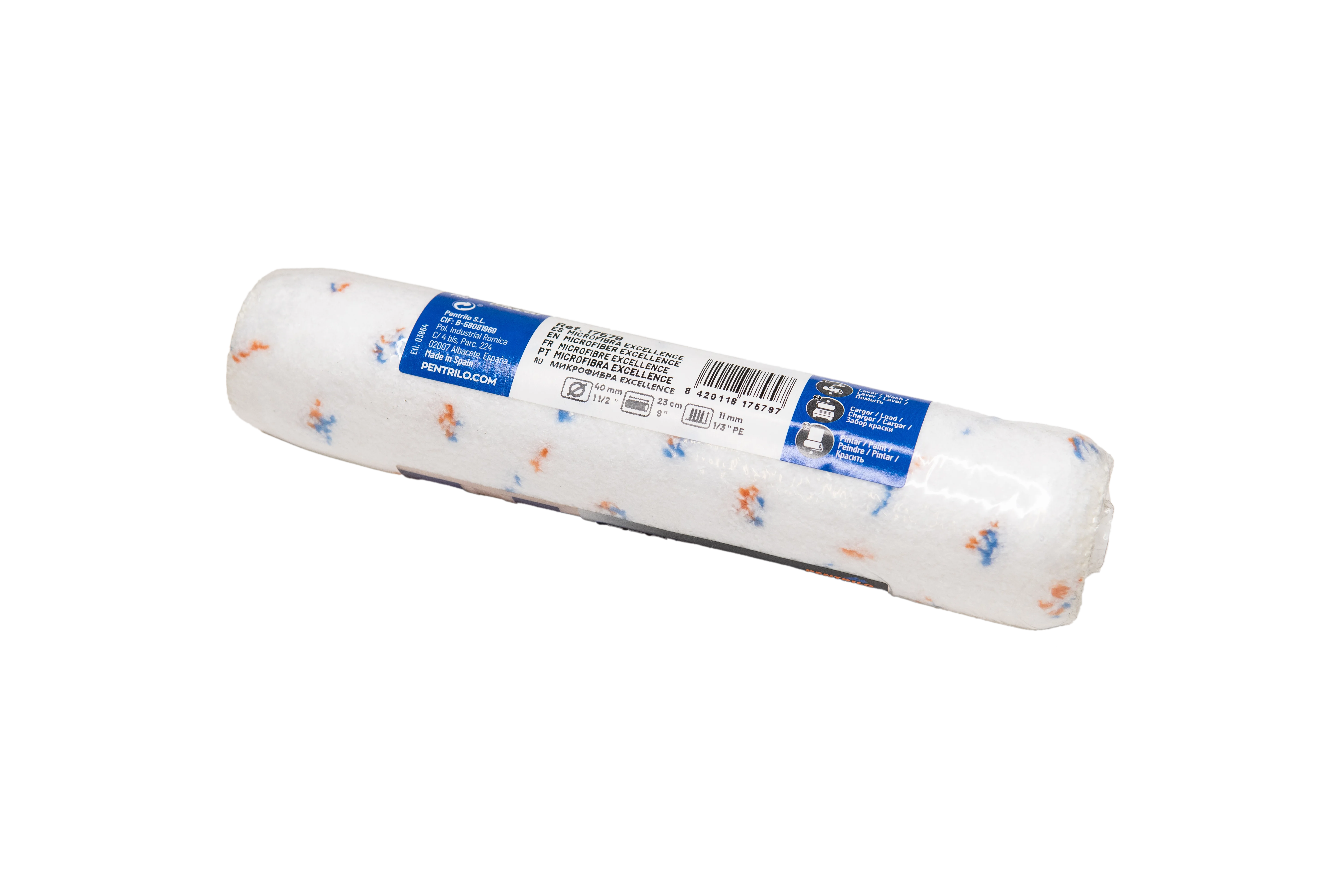 Bayramix - Валик PENTRILO Microfiber, Ecoblock, тонкий слой для стен и потолков - 2